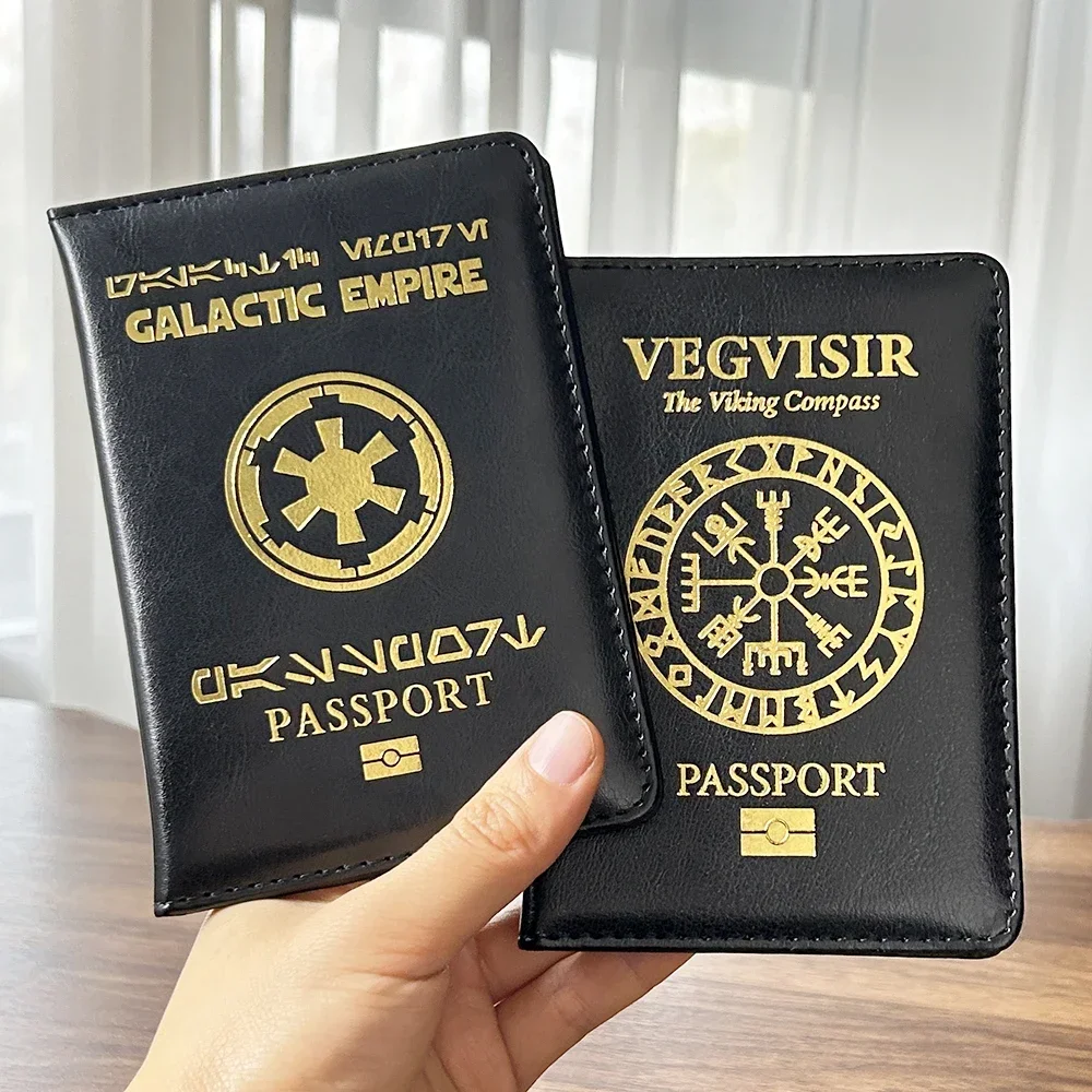 Fashion Men Women Passport Cover Holder PU Leather Covers Travel Passports Protector Case Document Organizer