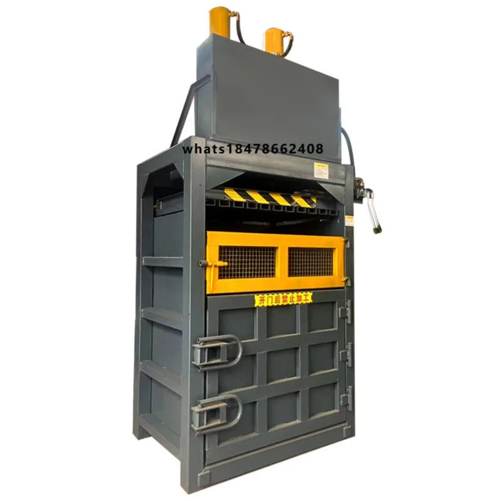 Plastic Box Packaging Cardboard Compactor Prices Baling Machine Waster Cartons Bottle Press Vertical Hydraulic Baler Machine