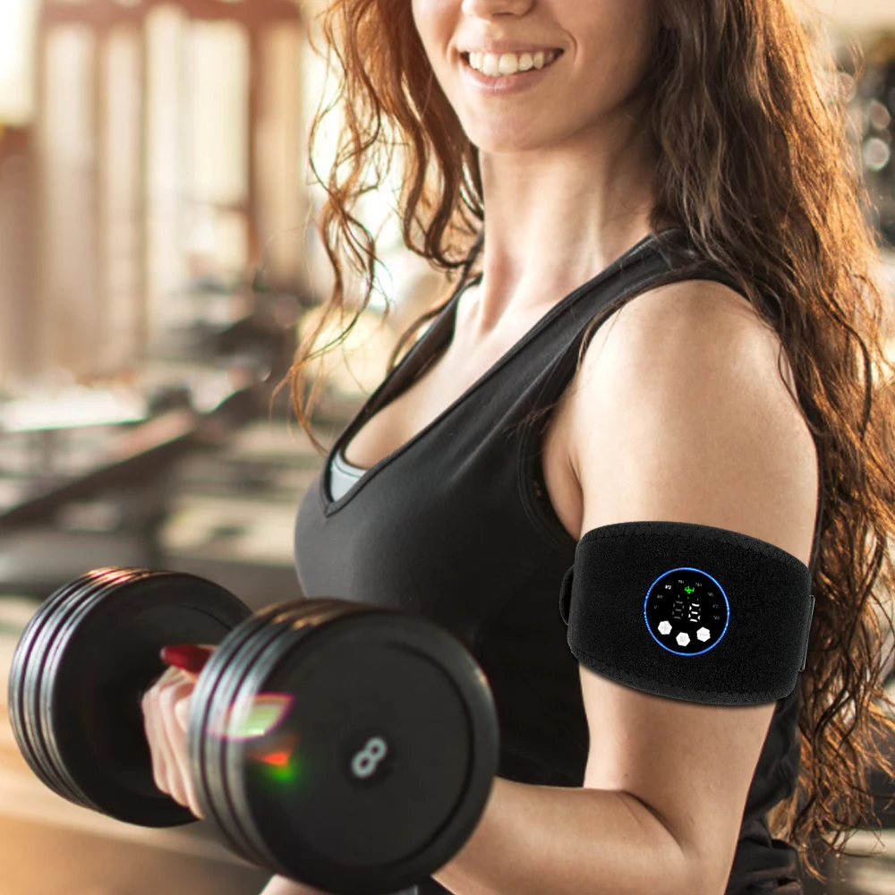 

Умный массажер для рук EMS, электрический тренажер для мышц рук, USB-зарядка, массажер для похудения и коррекции фигуры, фитнес-массажер для снижения веса