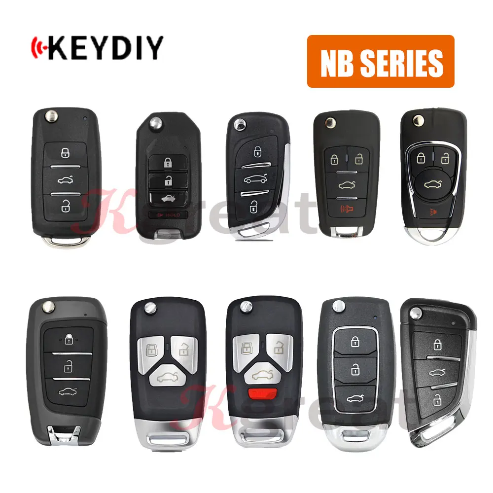 5PCS KEYDIY Multifunction Car Remote Key NB11 NB08 NB10 NB18 NB25 NB27 NB28 NB29 Universal KD Remote Key for KD900+ URG200 KD-X2