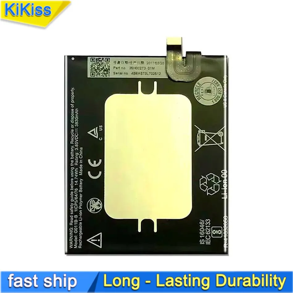

For Htc Google Pixel 2 XL G011B-B 3830mAh Mobile Phone Battery Long-Lasting