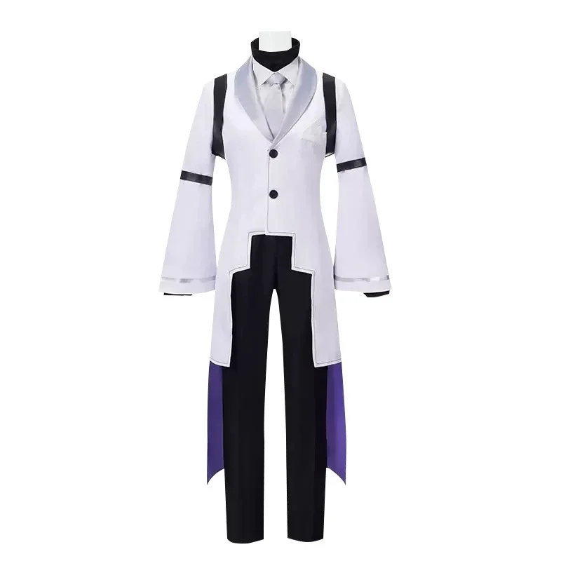 Sigma Cosplay Anime Bungou Stray Dogs 4th Costume Sigma Trench Uniform Suit Halloween Christmas Party Outfit for Men Women