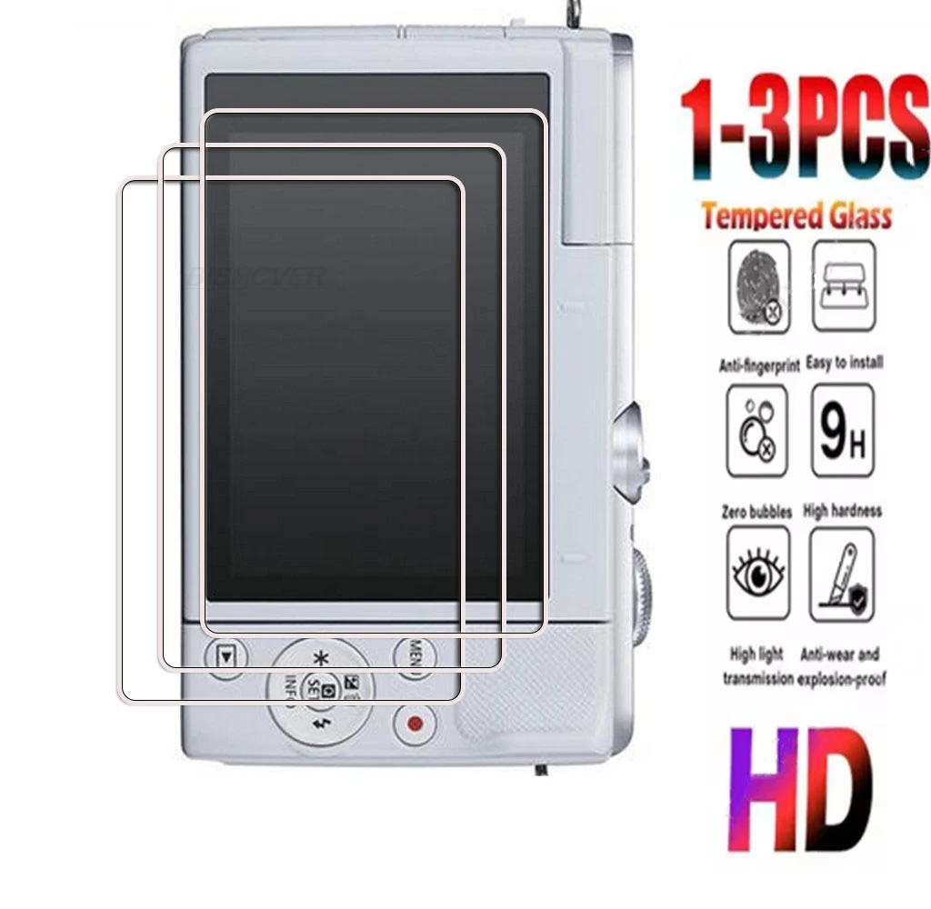 

1-3PCS 9H HD Tempered Glass For Canon EOS M6 M2 M50 Mark II M3 M5 M10 M6 M100 M200 Camera Display Screen Protector Film