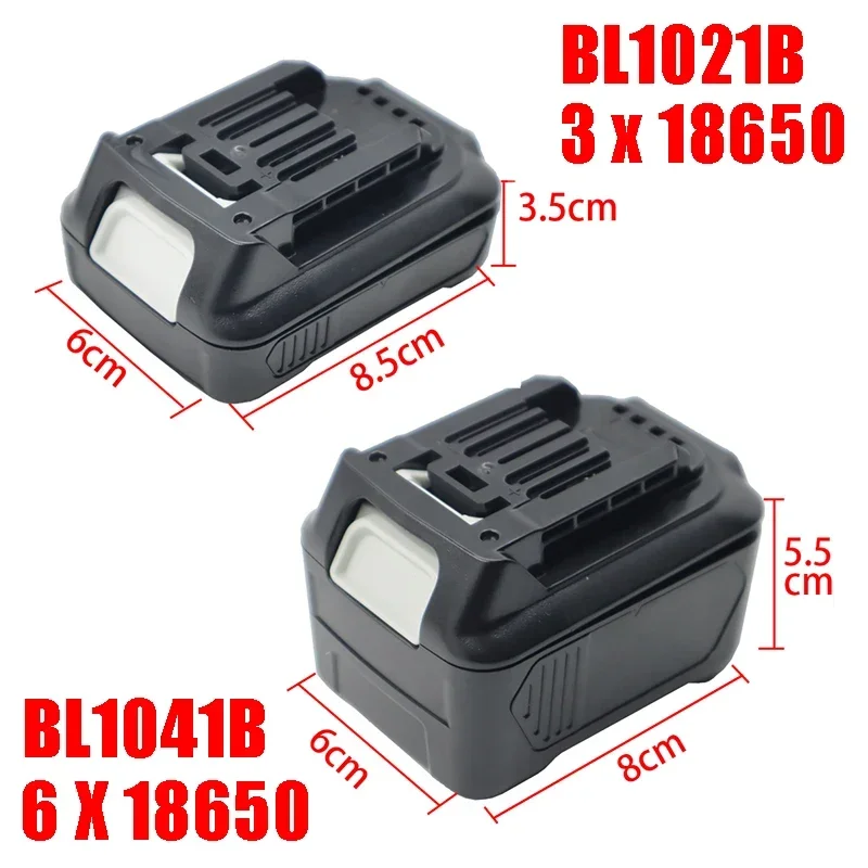 Dawupine-placa de Circuito do Pwb para Makita Bl1021b Bl1041b 10.8v 12v 3ah 5ah Bl1021 Bl1041 Bateria do Li-íon Caixa Plástica