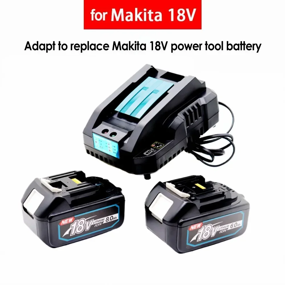 

18650 for Makita Batteries 18v 6000mAh Rechargeable Power Tools Battery BL1860 BL1850 BL1840 BL1830 Replacement Lithium Battery