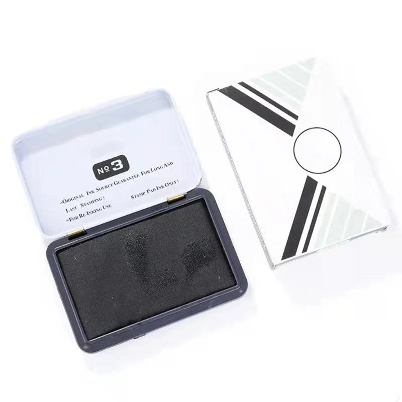 W89C Business Stamp Pad Pad Quick Drying Oil على أساس حبر الحبر الحبر للوثائق المالية يتحقق من العقود