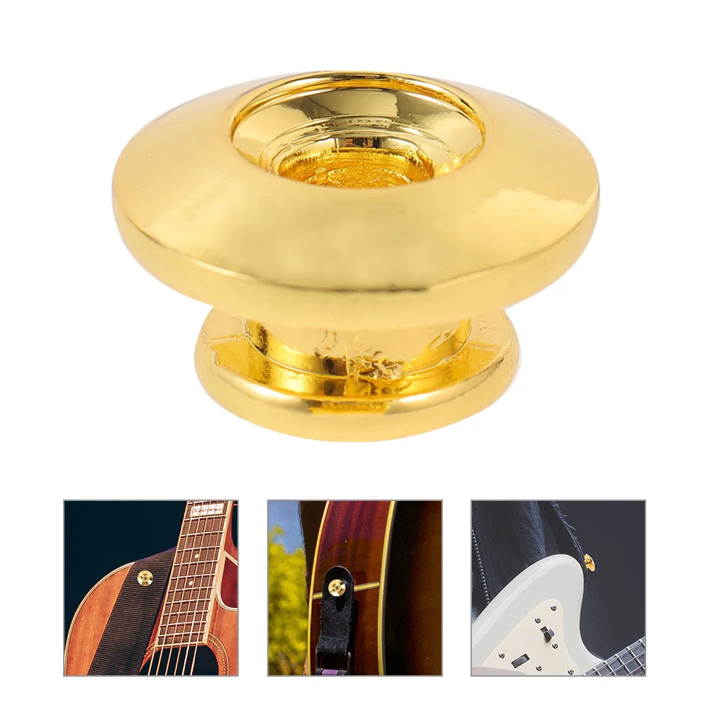 

4Pcs Metal Guitar Strap Locks Antirust Durable Easy Install Acoustic Electric Bass Ukulele Guitar Strap Lock Bass Belt Lock