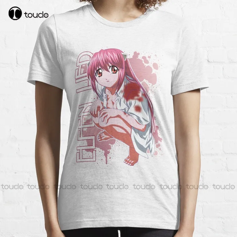 Elfen Lied Classic T-Shirt Fall Shirts Women Tee T Shirts Custom Unisex Tee Digital Printing Harajuku Streetwear New Popular