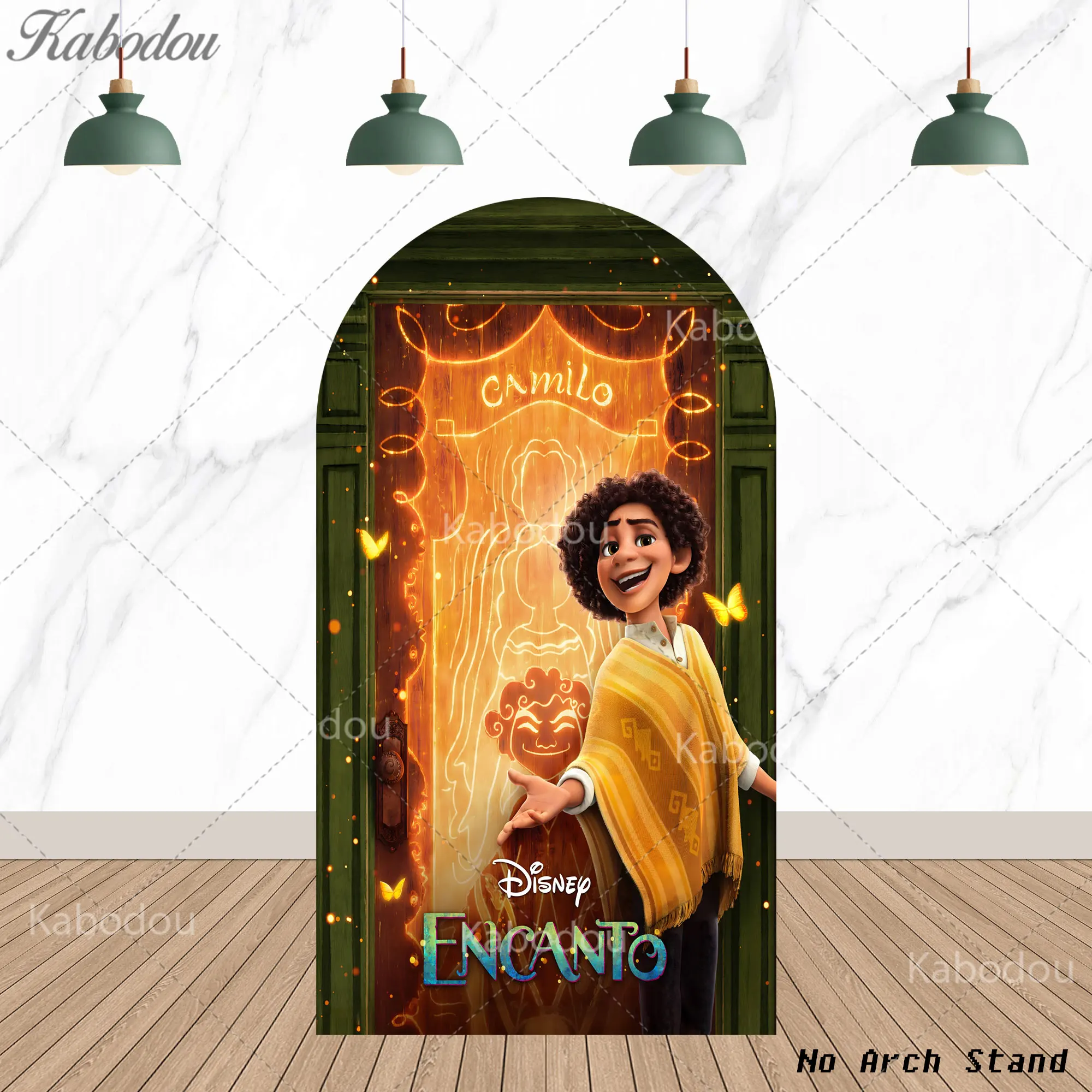 Cenário Encanto para Festa de Aniversário Infantil, Decoração de Parede Mágica Floral, Banner para Chá de Bebê e Sessões de Fotos