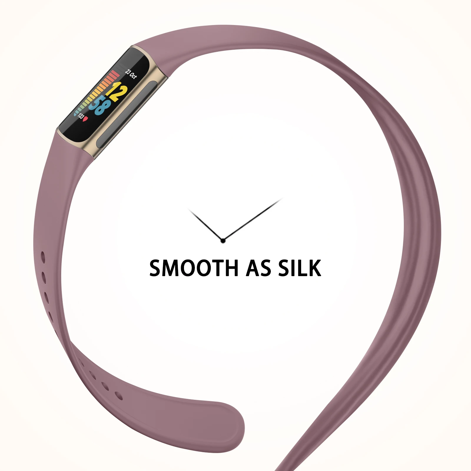 Soft Silicone Band For Fitbit Charge 6/Charge 5 Strap Waterproof Sport Wristbands Replacement For Fitbit Charge 5 6 Watchband