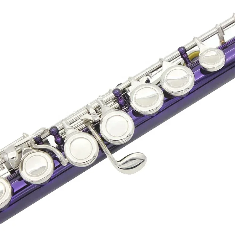 Seaview Professional Copper Purple Flute 16 Hole Wooden Wind Included OEM Leather Case Enclosed