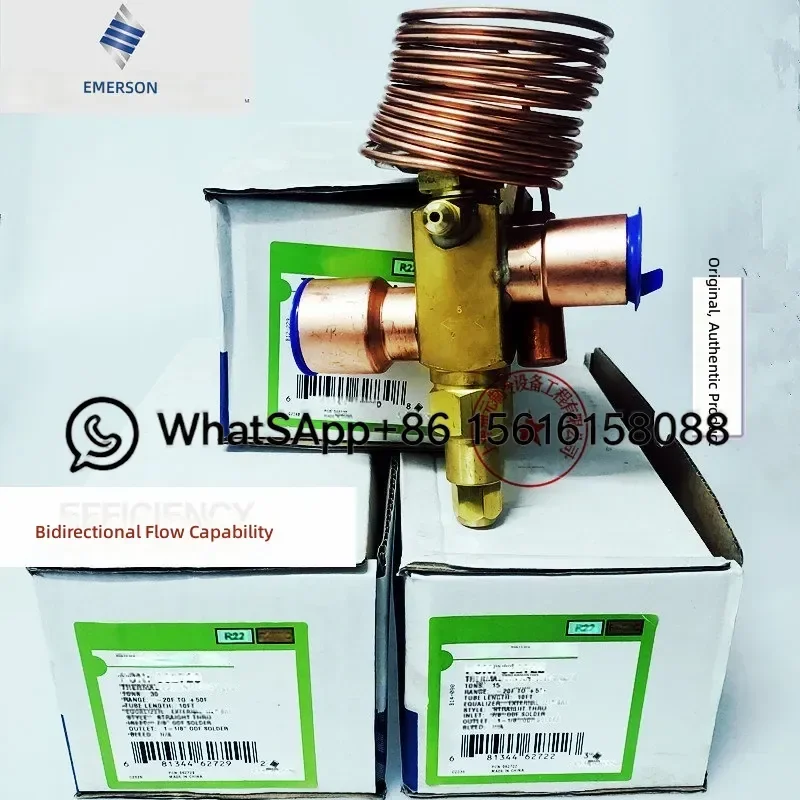 New Emerson Expansion Valve TRAE15 TRAE20 TRAE30 TRAE40 HCA for Heat Pump Dryer Air Conditioning Chiller System Replacement