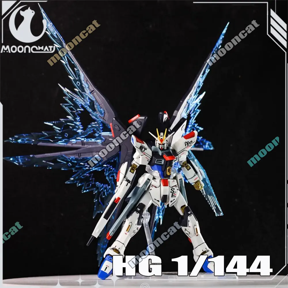 HG 1/144 Gaoke Strike Freedom Wing Of Light Assembly Model Kit Action Figures Plastic Model Robot Anime Fiugrine Doll Toys Gifts