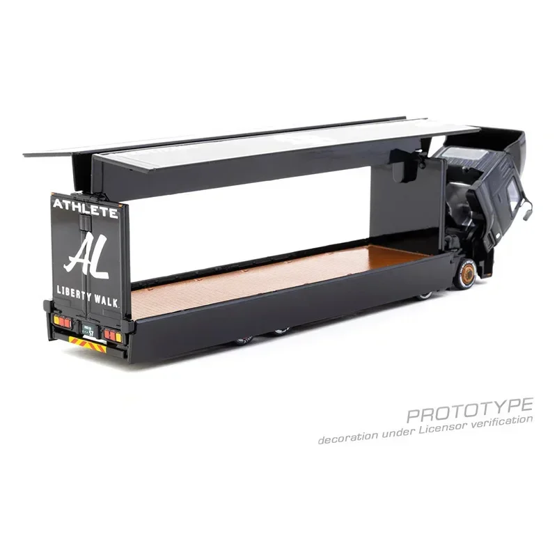 

TW 1:64 LBWK Mitsubishi Fuso Super Great Trucks Black Collection Miniature Toy Diecast Car Model Tarmac Works