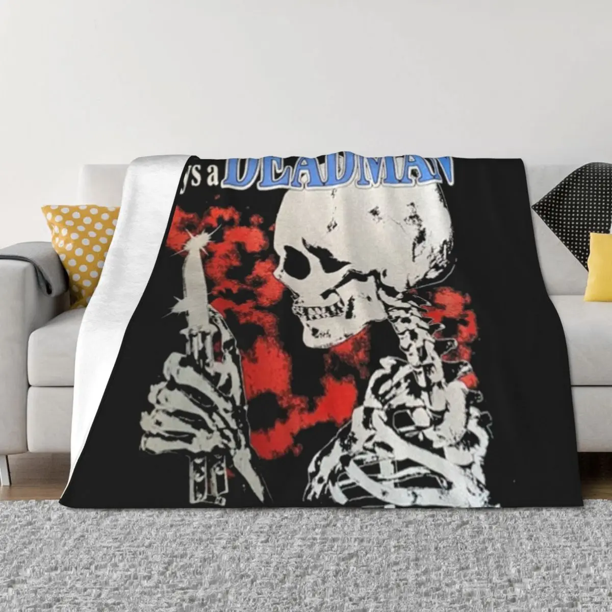 

Teamsesh Once A Deadman Throw Blanket Furry Quilt Softest Blankets