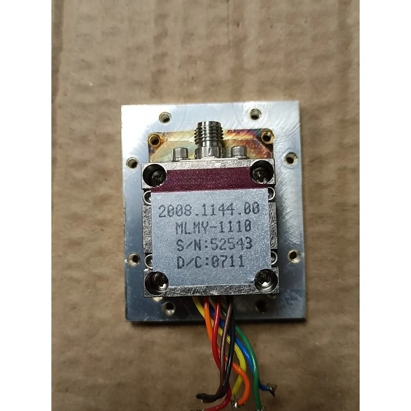 Used: MLMY-1110 Oscillator, Disassembled Parts, with Wire, Clear Model Label, Serial Number 52543