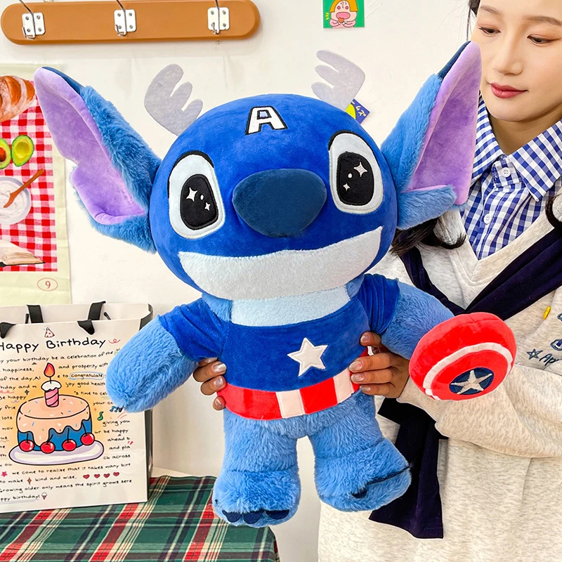 

26-50CM Lilo and Stitch Disney Plush Toys Anime Cartoon Stuffed Xmas Kawaii Stitch Doll Plushie Kids Birthday Cute Toys Gifts