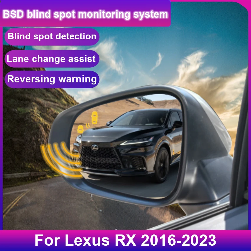 Car BSA BSM BSD Blind Spot Radar Detection System For Lexus RX 2016-2025 Microwave Sensor Change Driving Reversing Radar Sensor