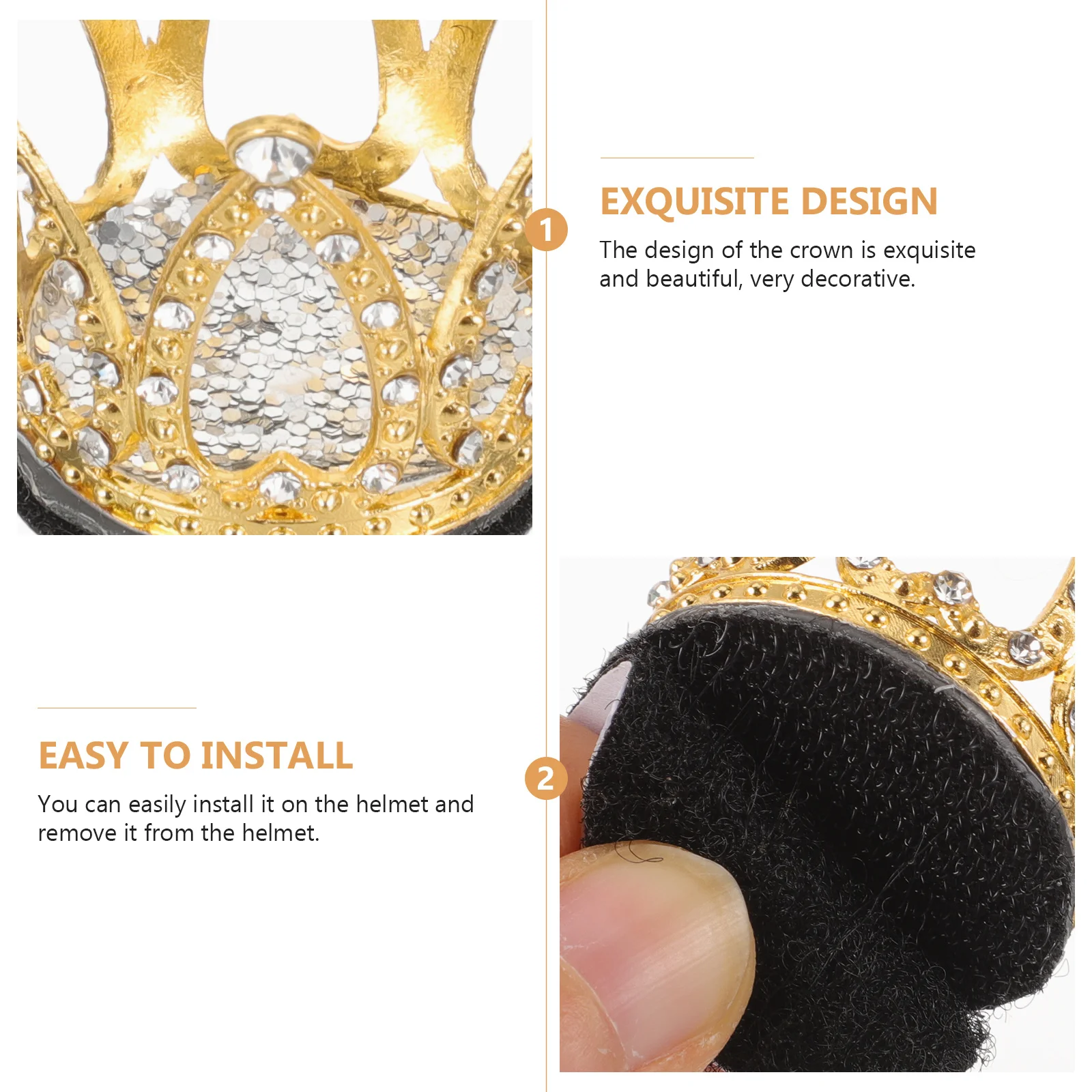 

1pcs Decoration Rhinestone Motorcycle Ski Accessories For Women Girls Multi-Functional Decorative Party