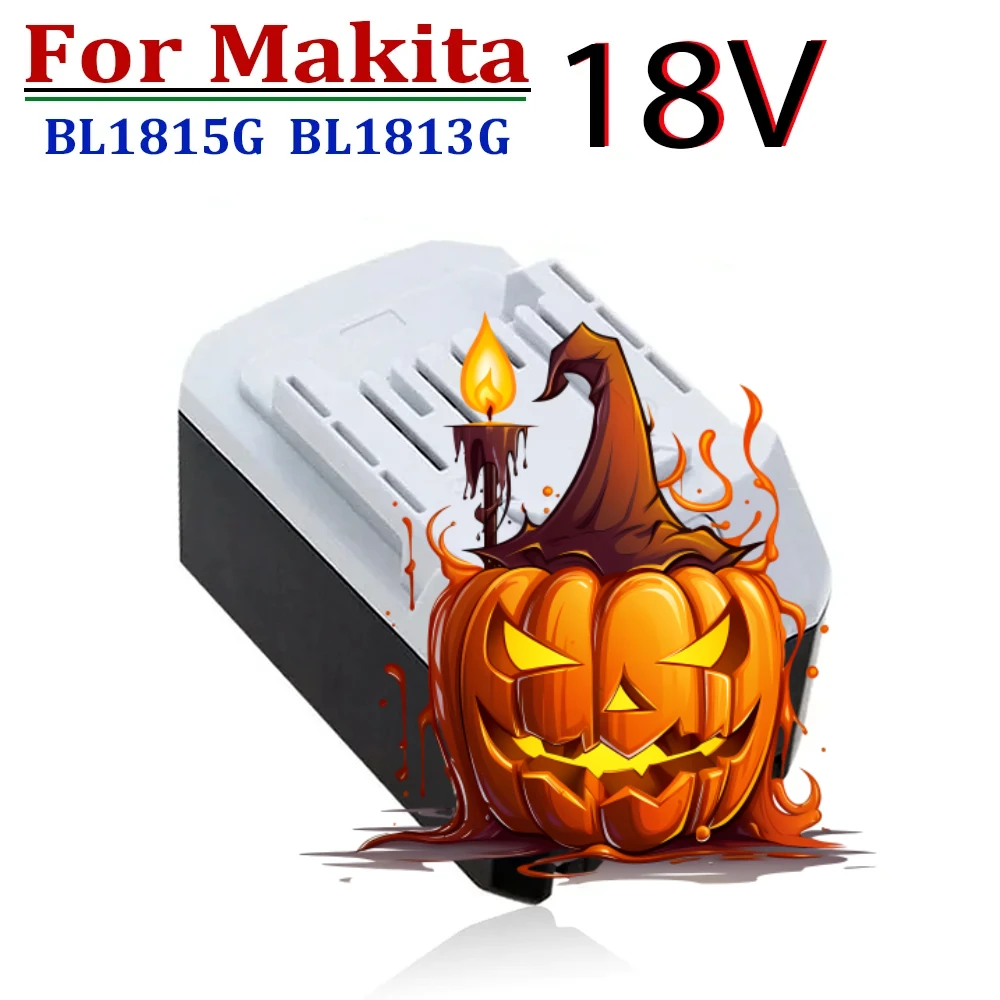 

Аккумулятор для электроинструмента Makita 18V, Li-ion BL1815G, BL1820G, BL1825G, 18V 8000mAh, BL1813G, литиевая батарея