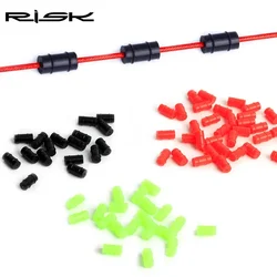 RISK O-ring Silicone Bike Inner Cable Protector Sleeve Protective Ring for Bicycle Shift Derailleur Brake Cable Wire Line Frame