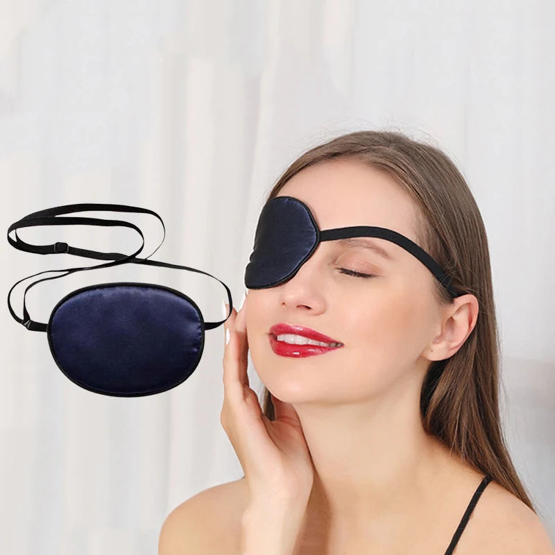 

Unisex Multiple-color Single Eye Patch Washable Adjustable Eyepatch One Eye Professional Children's Adult Strabismus Cover