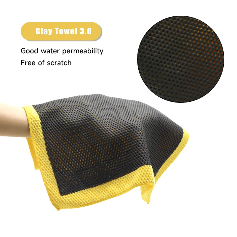 DETAILING Car Cleaning Towel Magic Clay Cloth For Car Detailing Clay Bar Towel Washing Tool Accessories image 2