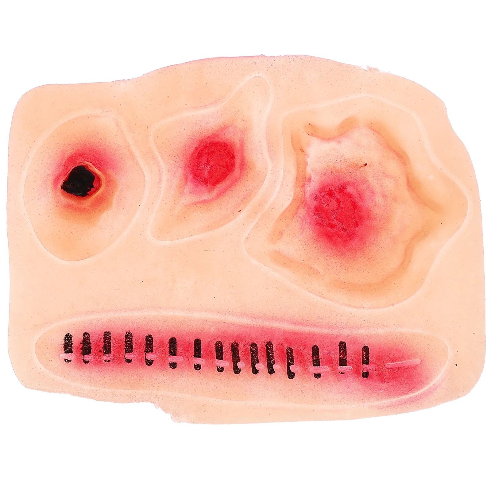 

Simulated Scar Patch Decoration Stickers Halloween Fake Scars Wound Simulation Soft Rubber Temporary Waterproof Sweatproof