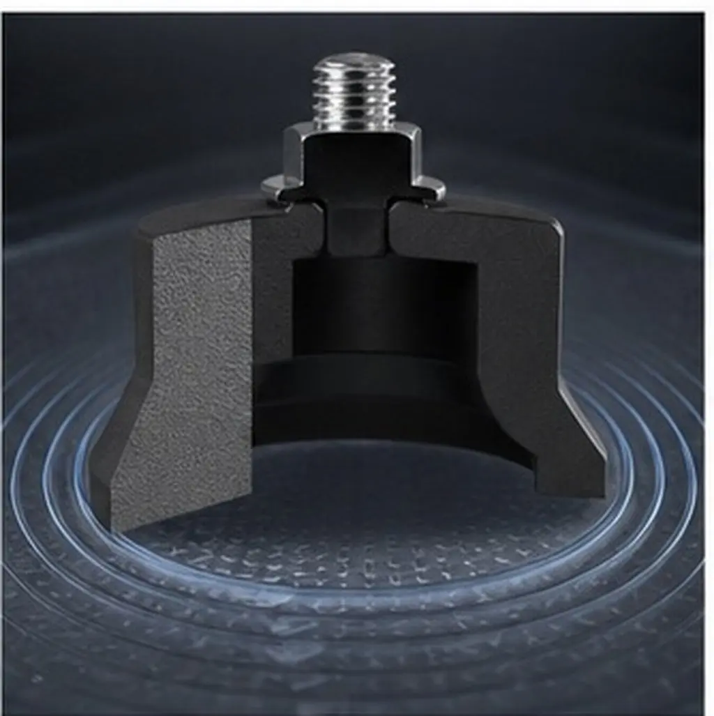 4Pcs Air Compressor Anti Vibration Pads Rubber Shock Absorber M8 Compressor Mounts Vibration Isolation Noise Reduction Foot Pads