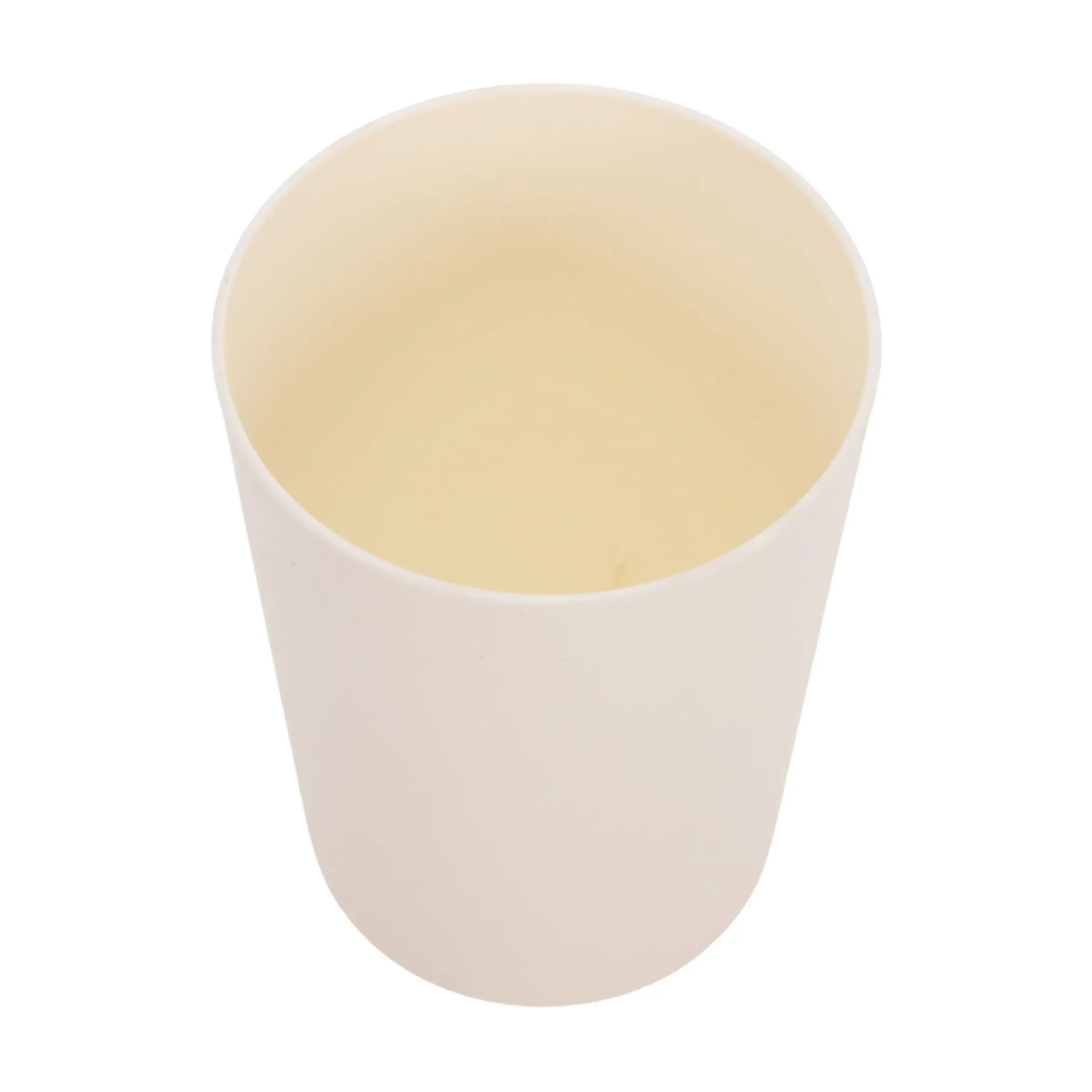 Cream Round Plastic Tumbler, 18-Ounce image 2