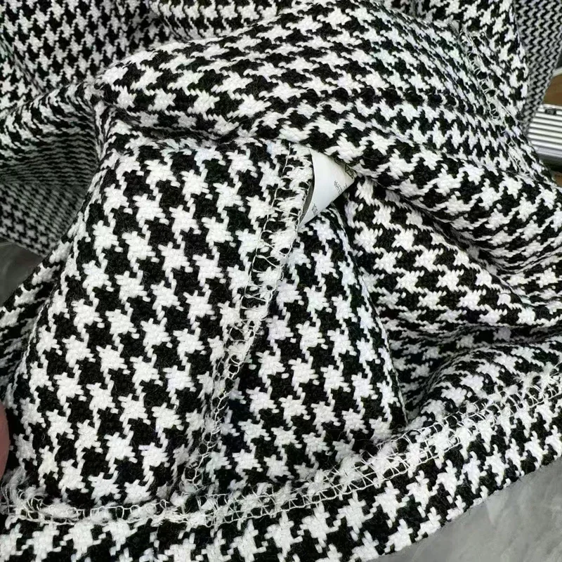 Vogel Streifen Plaid Weave Langarm Shirts Handtuch Stickerei Büste Unten Logo Jacke Männer Frauen Nisex Lose Schwarz Revers Shirts Mantel