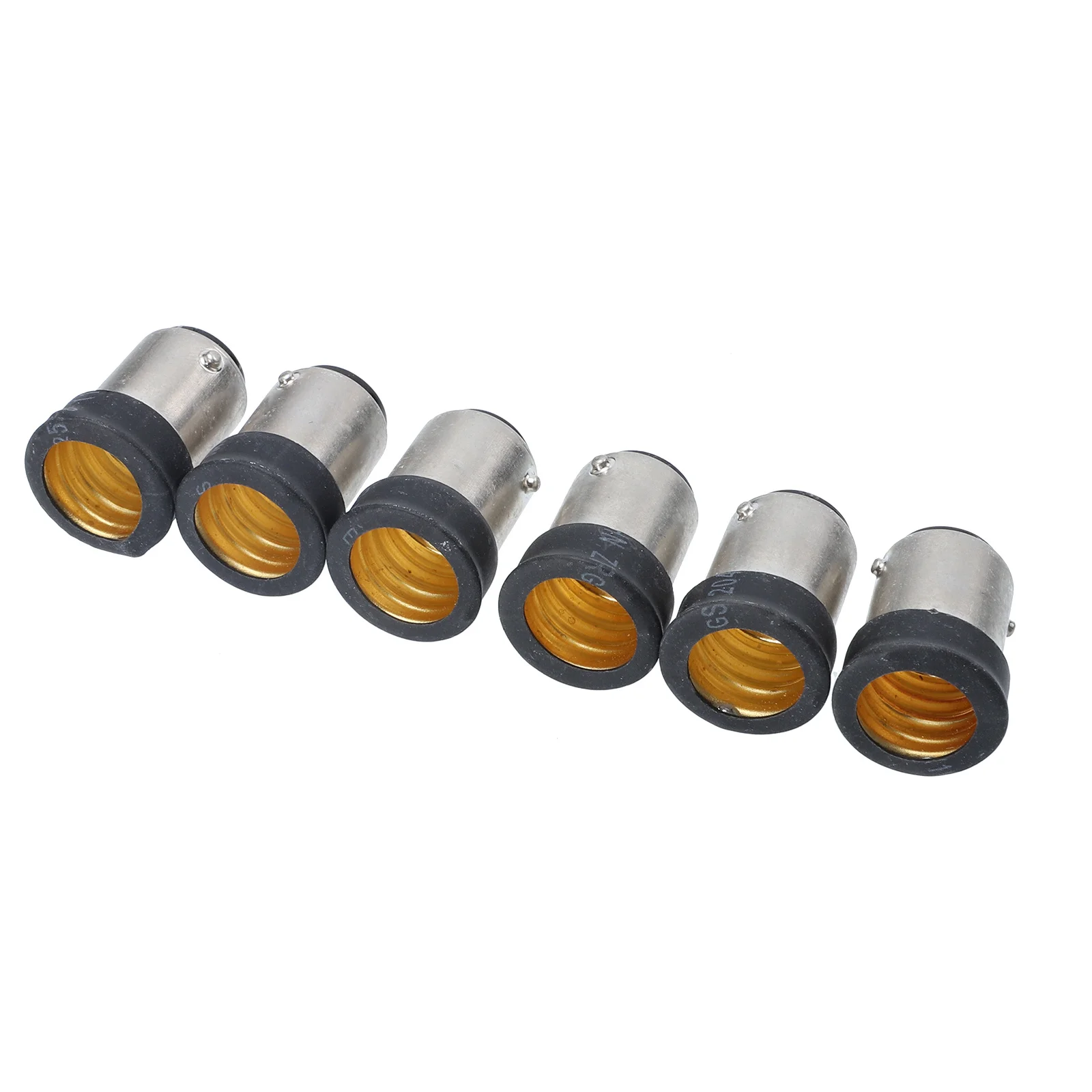 

6 Pcs Lampholder Converter Converters B15 to E14 Light Adapter Socket Bulb Base Screw