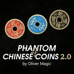 Phantom of Chinese Coins 2.0 Magic Tricks Coins Appear Color Change Magia Magician Close Up Illusions Gimmicks Mentalism Props