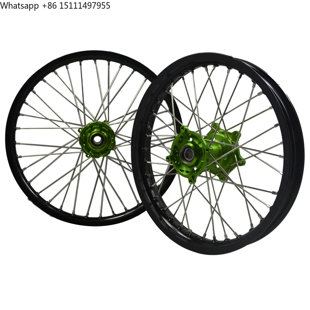 Dirt Bike Rims 21 Inch 19 Inch Motorcycle Alloy Wheel Set for KX/KXF 125/250/450