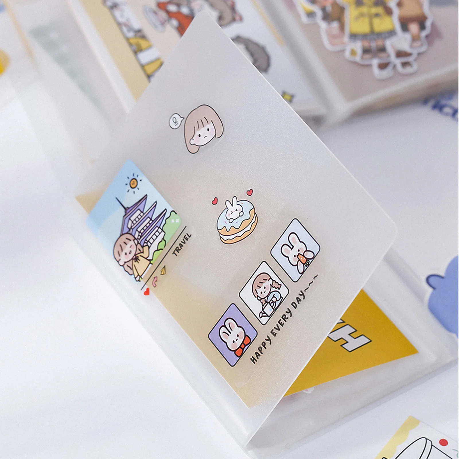 1 قطعة ألبوم الجيب المكونات حامل الأعمال كتاب المحمولة المنظم لبطاقات الاسم ملاحظات إيصالات تذاكر تصميم الزاوية السلس #2