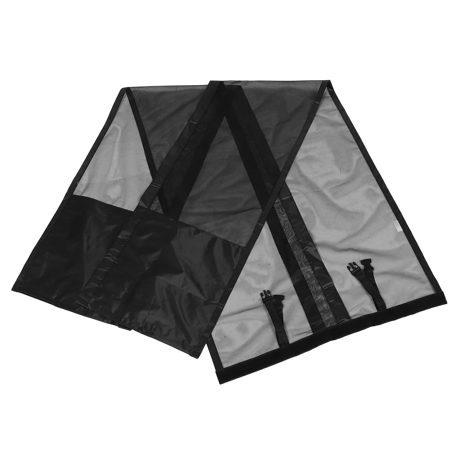 Mesh Rv Door Curtain Uv Sun Blocker Full Coverage 79x28 Breathable Trailer Sunshade Camping Outdoor Travel Trailer Sunshade