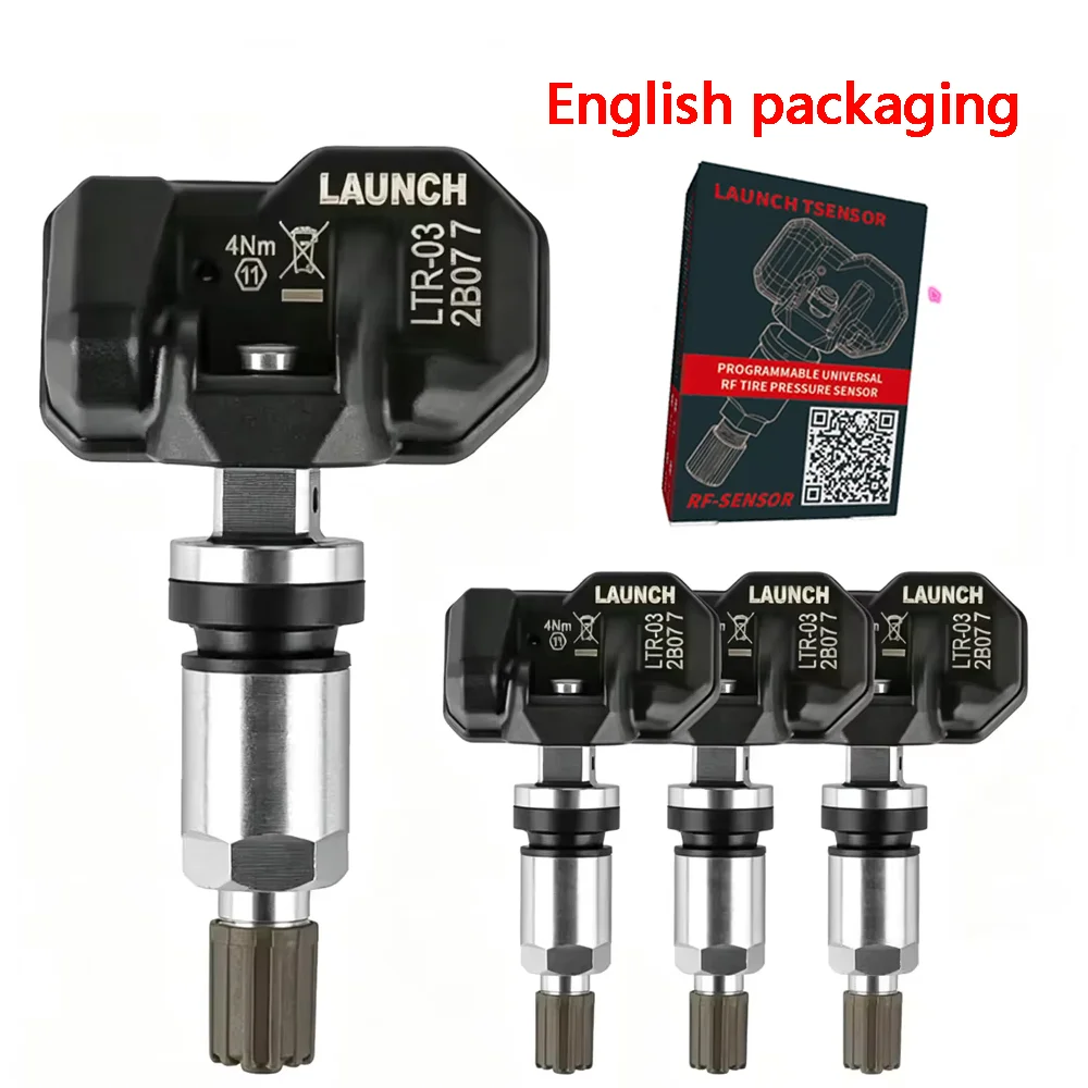 Launch RF Sensor X431 LTR-03 RF05 315/433MHZ 2in1 Car TPMS Tire Pressure Sensor with LAUNCH CRT5011E I-TPMS English Packaging