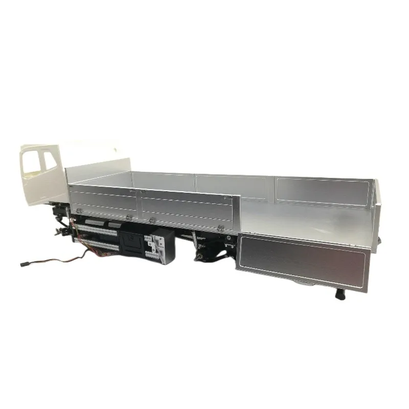 Metal Aluminum Alloy Cargo Box Body Bucket For 1/14 Tamiya RC Truck Car SCANIA 56360 Volvo FH16 MAN TGX ACTROS AROCS Accessories