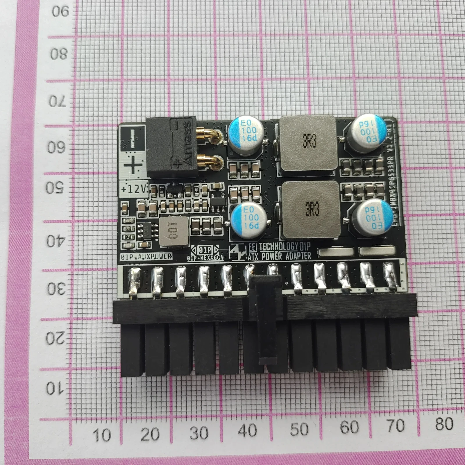 High Efficiency Low Ripple DC-ATX Silent In-line Power Module Adapter Board Server Power Supply Modification ITX