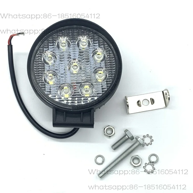 Forklift Parts Work Lights LED Headlights Universal Work Lights 10-80V/27W Outlet