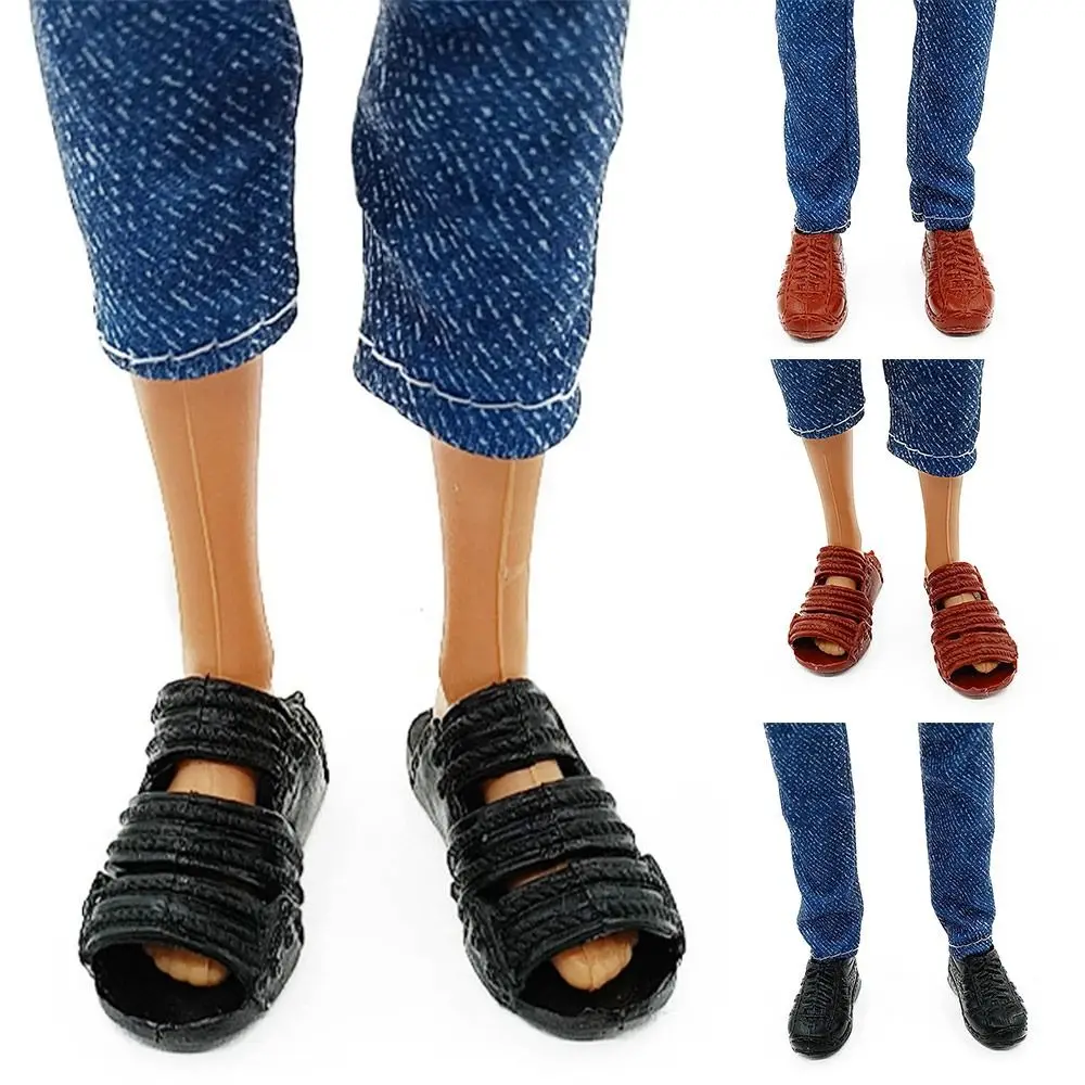 4pairs/set Quality 1/6 Doll Shoes Original Super Model Male Doll Boots 30cm 3 Colors Accessories 30cm Doll Accessories