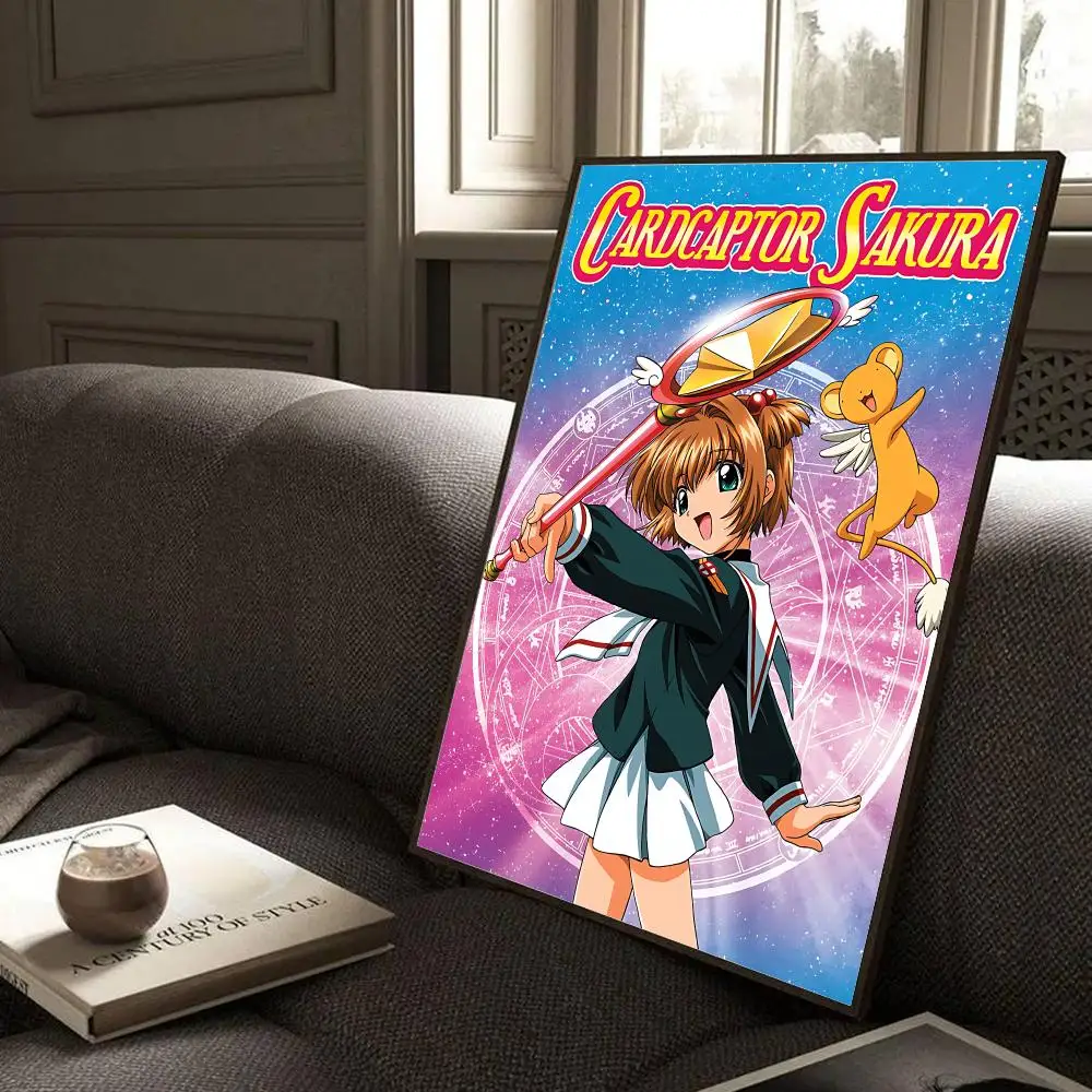 C-Cardcaptor Sakura Anime Poster Modern Home Living Bedroom Bar Hallway Waterproof Wall Art Aesthetic Decor