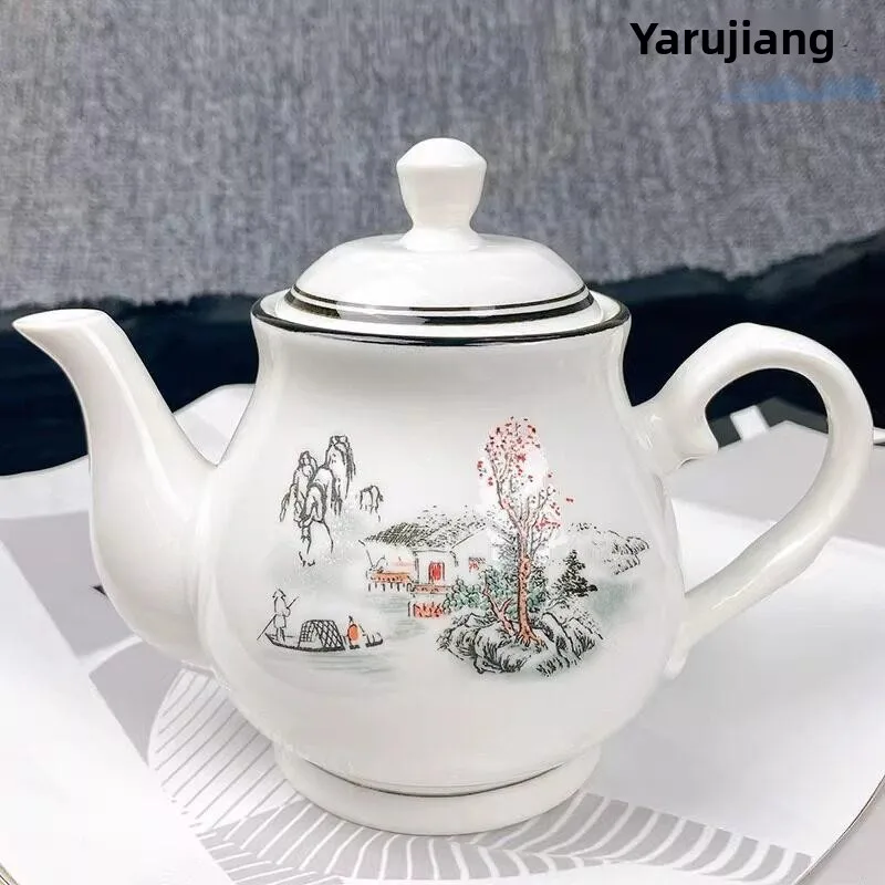

High Temperature Resistant Ceramic Water Bottle Large Capacity Filtered Cool Water Pot Explosion Proof Tea Water Oil Bottle