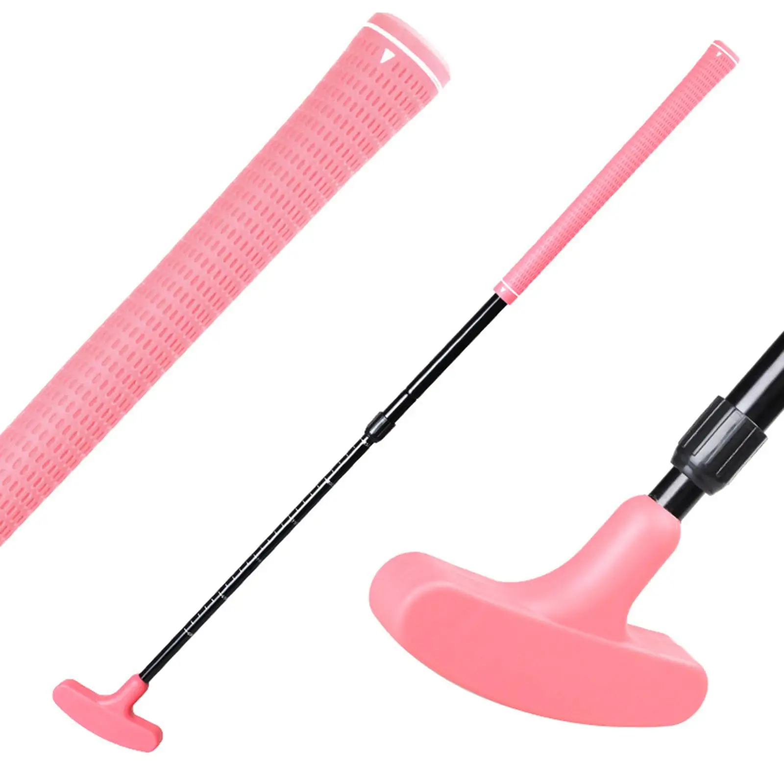 Retractable Golf Putter Two Ways Golf Putter Training AntiSlip Grip Left and Right Handed Putter Mini Golf Clubs for Lawn Garden