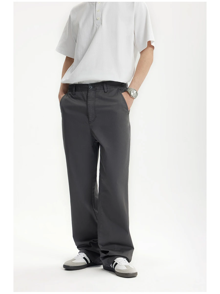 

Мужские повседневные брюки Cleanfit Slim Fit с прямыми штанинами, рабочие брюки в американском стиле, новинка весна-лето, модные