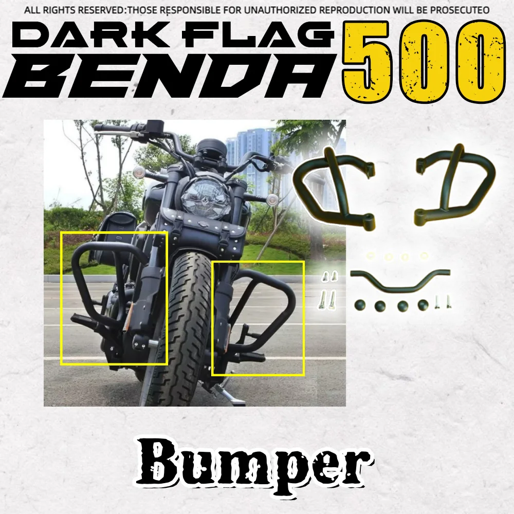 

For Benda Dark Flag 500 Darkflag 500 V4 Black Flag 500 Original Bumper Guard Bar Anti-fall Frame Anti-collision Frame