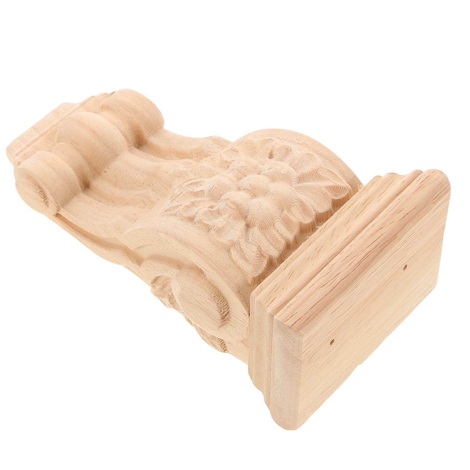 

Wood Carved Corbel Solid Wood European Style Decorative Corbels Home Wall Ceiling Corners Home Corbels Finishing Material