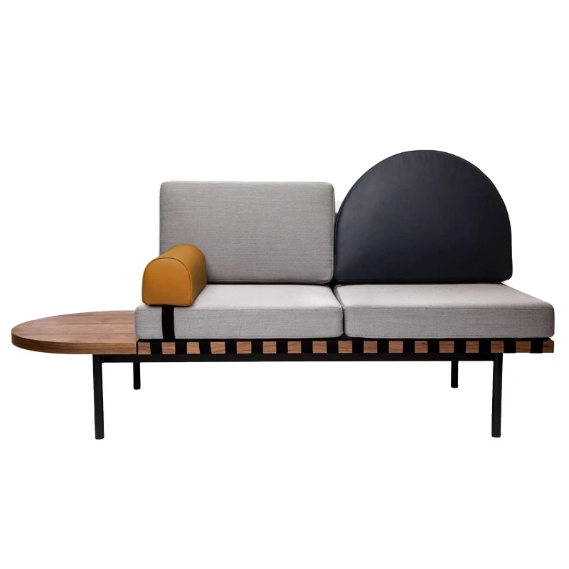 

Sofa Designer Model Creative Strange Shape Home Minimalist Double Seat Modern Minimalist Module Rest Area