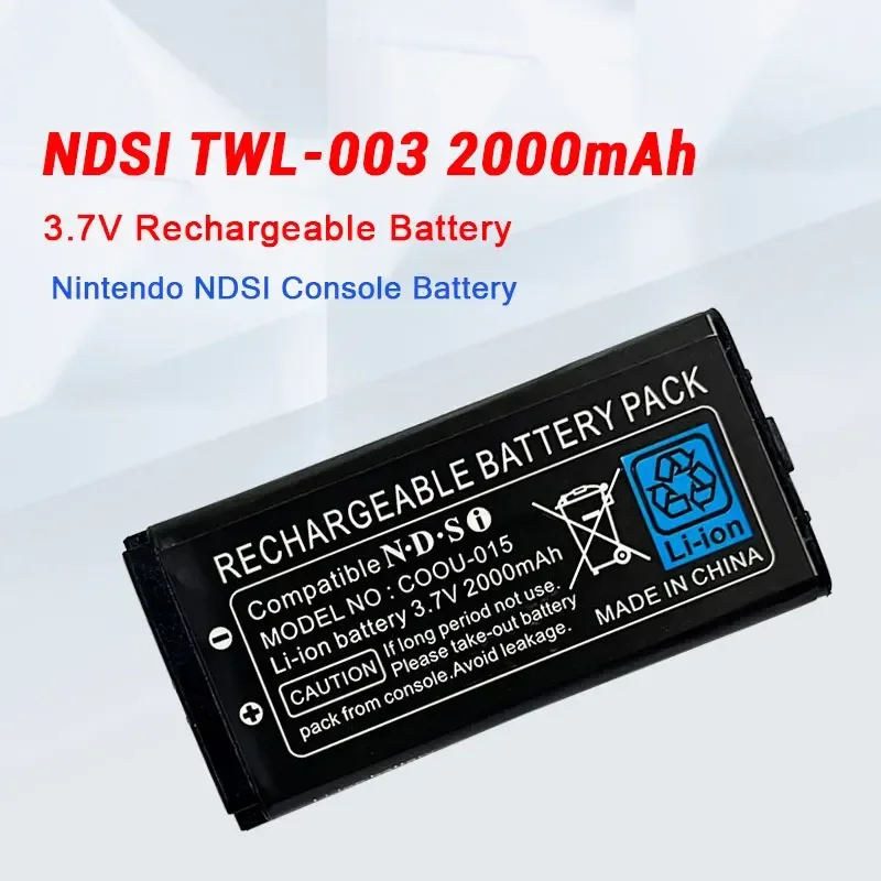 

TWL-003 TWL 003 Batteries Nds I 3.7V 2000mAh TWL003 for Nintendo Ndsi Game Console Built-in Rechargeable Li Battery Coou-015