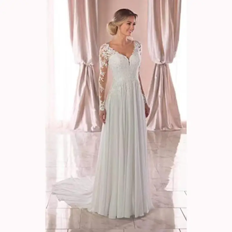 V-Ne longue Sve dentelle Bal mariage Dr jupe en Tulle taille moyenne t-shirt fibre d'acétate Ciwalk adapté à toutes les saisons